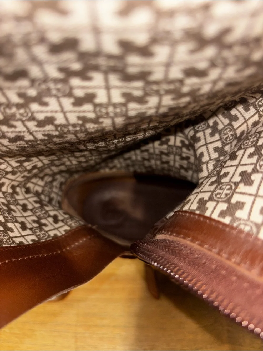 Tory Burch Junction Brown Pebbled Leather Tall Riding Boots Size 7.5 EUC! $498 - Picture 6 of 9